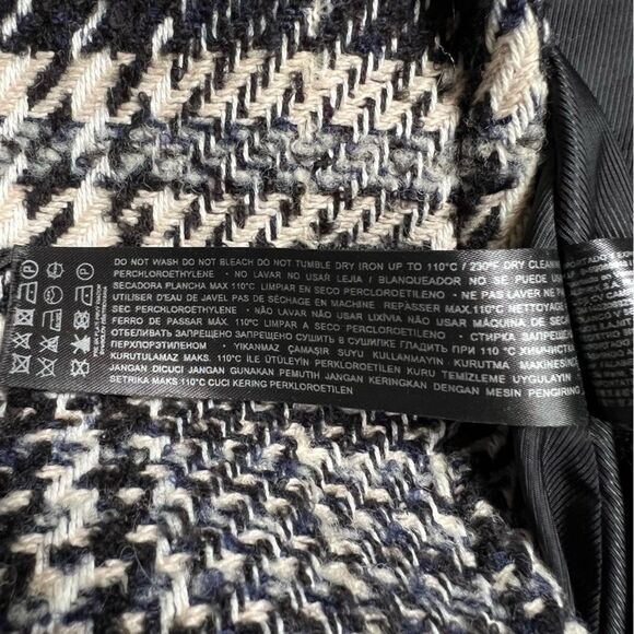 Mango Tweed Jacket Double Breasted Coat Size XXS MNG Classic Old Money - Picture 10 of 10